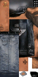 Biker Security1 texture from bka.txd (128x256 dxt1)