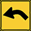 LeftCurveSign texture from samproadsigns.txd (64x64 DXT1)