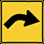 RightCurveSign texture from samproadsigns.txd (64x64 DXT1)