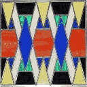 StainedGlass texture from bistro.txd (128x128 XRGB32)