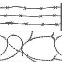 barbwire1 texture from lanfireesc_tr.txd (128x128 DXT3)