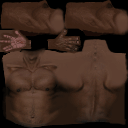 torso8bit texture from rhand.txd (256x256 XRGB32)