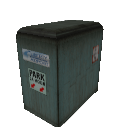 Carparkbooth (ID 1261) - GTA III Object