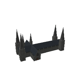 LODm_cthdrlfcde (ID 1670) - GTA III LOD Object