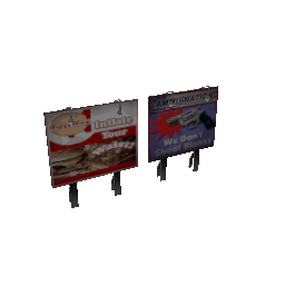 art_glry_bboard (ID 1725) - GTA III Object