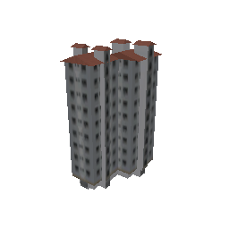 LOD_hotel13 (ID 3896) - GTA VC LOD Object
