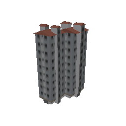LOD_hotel08 (ID 3906) - GTA VC LOD Object