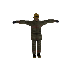 fireman (ID 6) - GTA VC Pedestrian