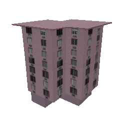 lodxrefhirise1 (ID 605) - GTA VC LOD Object