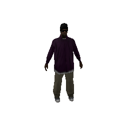 ballas3 (ID 104) - GTA SA Pedestrian