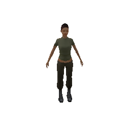 gungrl3 (ID 191) - GTA SA Pedestrian
