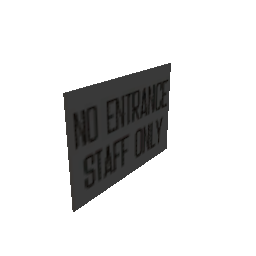 staffonlysign1 (ID 19810) - GTA SA SA-MP Object